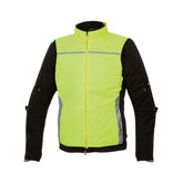 Giacca NANO REFLEX, una giacca moto giallo fluo con protezione antivento. Ideale per viaggiatori. Di TUCANO URBANO.